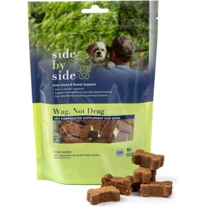 Side By Side Wag Not Drag Anal Gland Support Dog Supplement, 20 count