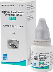 Ketorolac Tromethamine (Generic) Ophthalmic Solution 0.5%, 10-mL bottle