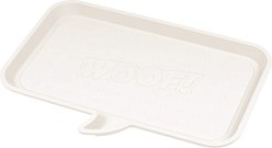 IRIS "Woof" Dog & Cat Feeding Mat, White, Small