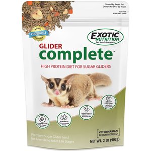 EXOTIC NUTRITION Berries Bugs Sugar Glider Hedgehog Food 1.5 lb bag Chewy