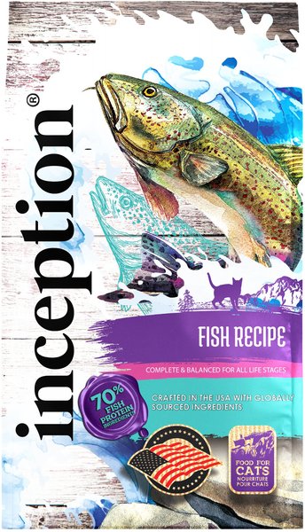 INCEPTION Fish Recipe Dry Cat Food 13.5 lb bag Chewy