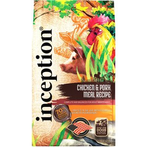 Inception Chicken & Pork Meal Recipe Dry Dog Food, 4-lb bag
