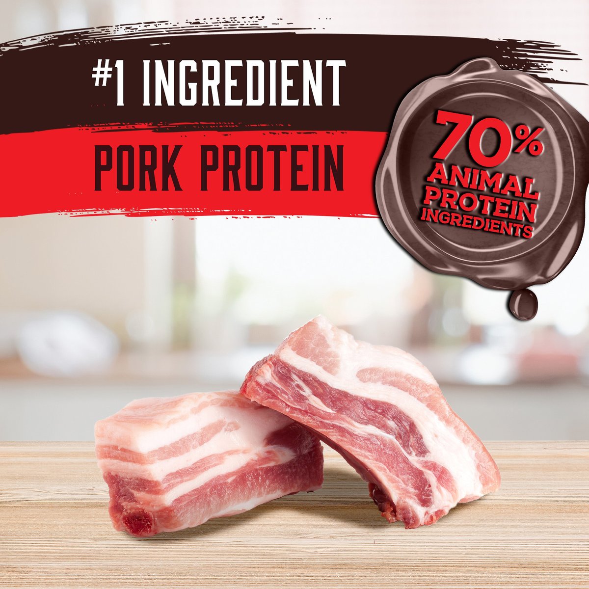 INCEPTION Pork Recipe Dry Dog Food, 4lb bag