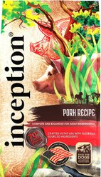 Inception Pork Recipe Dry Dog Food, 27-lb bag slide 1 of 9