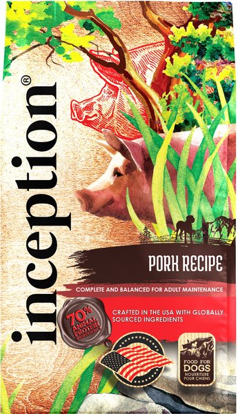 Inception Pork Recipe Dry Dog Food, 27-lb bag slide 1 of 9