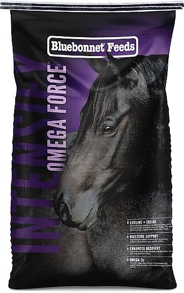 Bluebonnet Feeds Intensify Omega Force High Protein, Low Starch Horse Feed, 50-lb bag slide 1 of 6