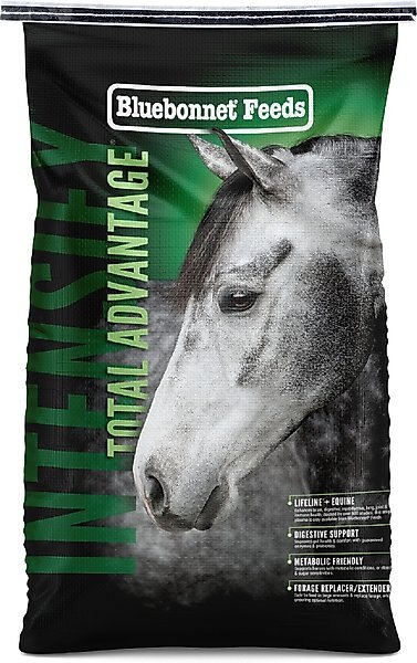 Bluebonnet Feeds Intensify Total Advantage Complete Low Starch Horse Feed, 50-lb bag slide 1 of 6