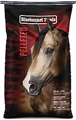 Bluebonnet Feeds Intensify Pelleted High Fat, Low Starch Horse Feed, 50-lb bag
