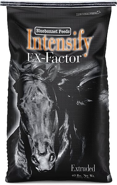 Bluebonnet Feeds Intensify Ex-Factor Low Sugar, Low Starch Horse Feed, 40-lb bag slide 1 of 6