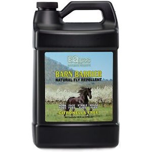 EQyss Grooming Products Barn Barrier Natural Fly Repellent Horse Spray, 1-gal bottle
