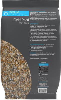 Show full view: Aqua Natural Gold Pearl Aquarium Gravel, 10-lb bag slide 2 of 4