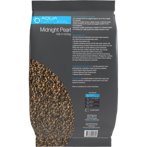 Aqua Natural Midnight Pearl Aquarium Gravel, 10-lb bag