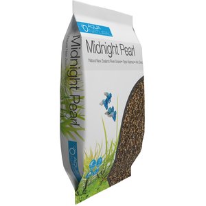 Aqua Natural Midnight Pearl Aquarium Gravel, 10-lb bag