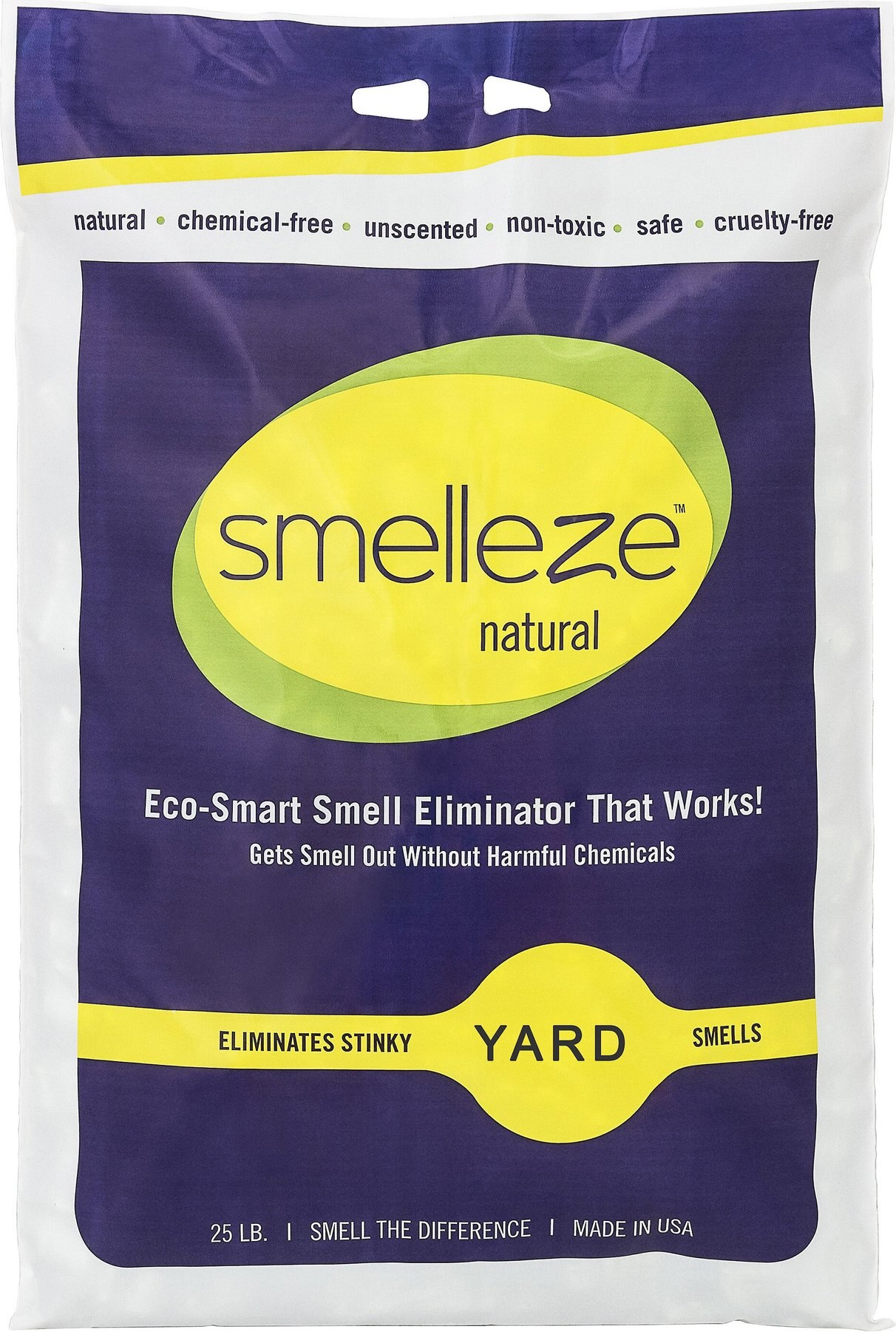 Granules Rid Smell SMELLEZE Natural Diaper Pail Odor Control Deodorizer 2 lb 