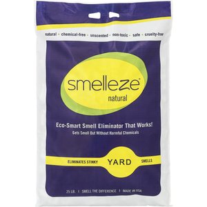 Smelleze Natural Yard Odor Removal Deodorizer Granules, 25-lb bag
