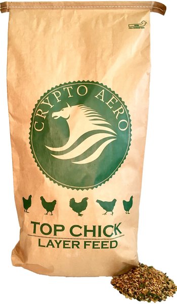 Crypto Aero Top Chick Layer Chicken Feed, 25-lb bag slide 1 of 5