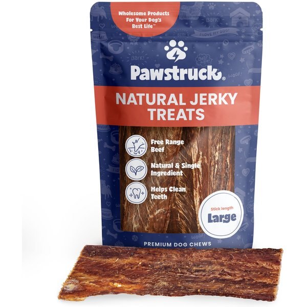 Nature Gnaws Smoked Ostrich Jerky Chews Dog Treats