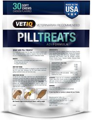 VetIQ Pill Treats Advanced Formula Soft Chews Chicken Flavored Dog Treats, 30 count slide 2 of 2