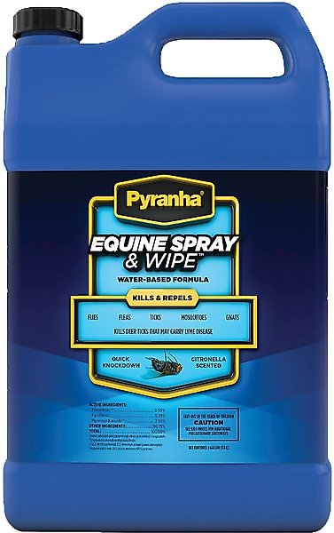 Pyranha Equine Spray & Wipe Insect Horse Repellent, 1-gal slide 1 of 1