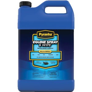 Pyranha Equine Spray & Wipe Insect Horse Repellent, 1-gal
