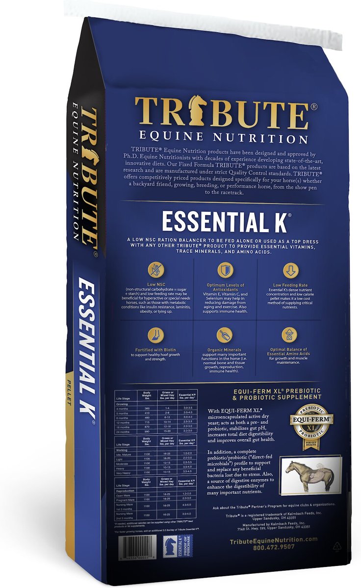 Tribute Equine Nutrition Constant Comfort Plus Gut Health Horse Supplement,  40-lbs bag