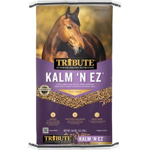 Tribute Equine Nutrition Kalm 'N EZ Textured Horse Feed, 50-lb bag