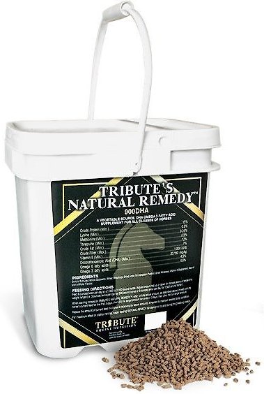 Tribute Equine Nutrition Natural Remedy Immune & Respiratory Pellets Horse Supplement, 20-lb tub slide 1 of 3