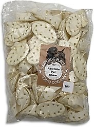 HDP Mini Rawhide Shoes Dog Treats, 100 count