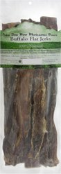 Papa Bow Wow Wholesome Treats 12" Buffalo Jerky Flat Dog Treats, 0.5-lb bag