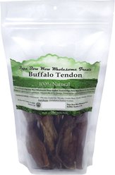 Canine Caviar Papa Bow Wow Buffalo Tendon Dog Treats, 0.5-lb bag