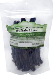 Canine Caviar Papa Bow Wow Buffalo Liver Dog Treats, 0.5-lb bag