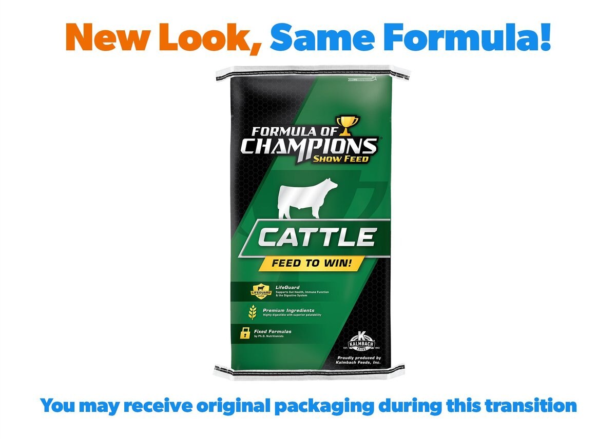 FORMULA OF CHAMPIONS Show Cattle Creep Feed, 50lb bag