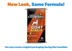 Formula of Champions Game Plan Starter-Developer 16% Medicated Textured Show Goat Feed with Decoquinate, 50-lb bag slide 2 of 3