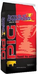 Formula of Champions Smooth Design 18% Protein Show Pellet Pig Feed, 50-lb bag