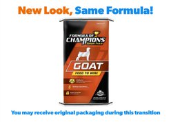 Formula of Champions Game Plan Starter-Developer 18% Medicated Show Goat Feed with Decoquinate, 50-lb bag slide 2 of 3
