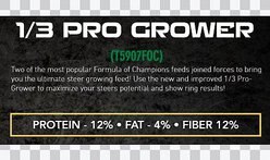 Formula of Champions 1/3 Pro Grower Show Cattle Feed, 50-lb bag slide 2 of 3