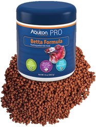 Aqueon PRO Betta Formula Fish Food, 1.4-oz jar