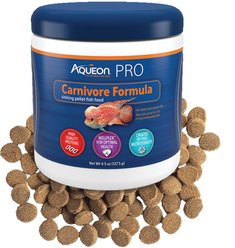 Aqueon PRO Carnivore Formula Fish Food, 4.5-oz jar