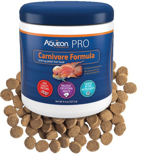 Aqueon PRO Carnivore Formula Fish Food, 4.5-oz jar slide 1 of 7