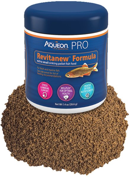 Aqueon PRO Revitanew Formula Fish Food, 1.4-oz jar slide 1 of 7