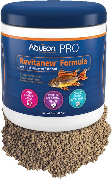 Aqueon PRO Foods Revitanew Formula Fish Food, 5-oz jar slide 1 of 7
