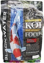 Blackwater Premium Koi and Goldfish Food Color Enhancing Large Pellet Fish Food, 5-lb bag