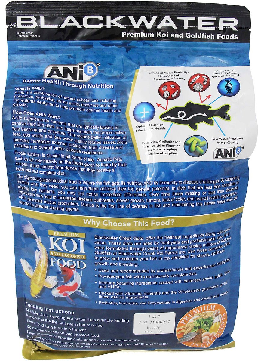 Blackwater koi best sale fish food