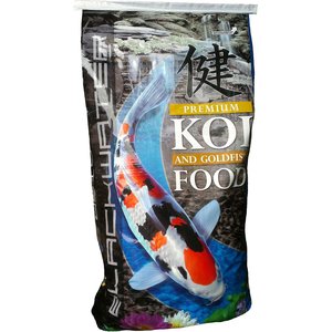 Blackwater Premium Koi & Goldfish Food Color Enhancing Medium Pellet Fish Food, 40-lb bag