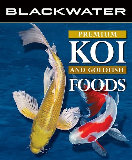 Blackwater Premium Koi and Goldfish Food Max Growth Small Pellet Fish Food, 5-lb bag