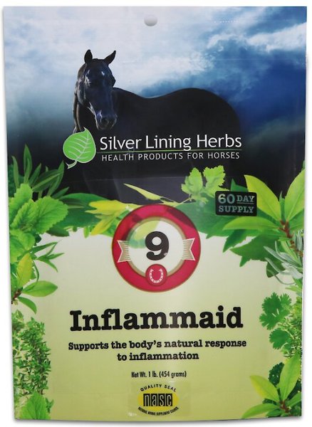 Silver Lining Herbs INFLA-AID Recovery Powder Horse Supplement, 1-lb bag slide 1 of 2