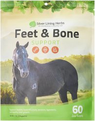 Silver Lining Herbs Feet & Bone Support Powder Horse Supplement, 1-lb bag