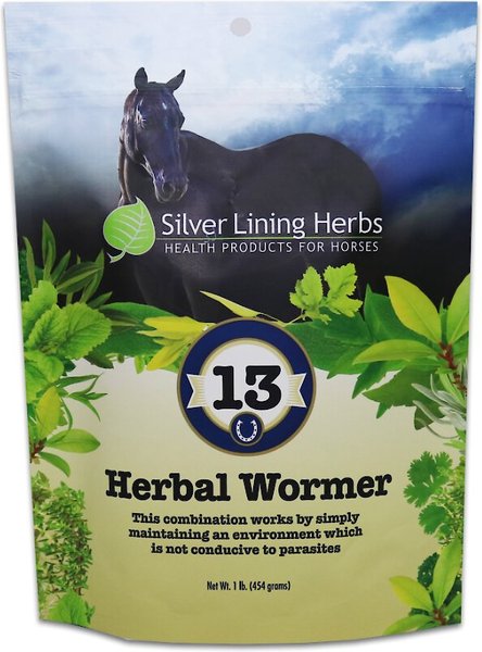 Silver Lining Herbs Herbal Horse Dewormer Supplement, 1-lb bag slide 1 of 2