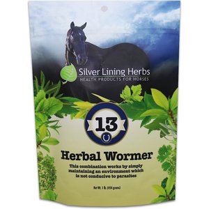 Silver Lining Herbs Herbal Horse Dewormer Supplement, 1-lb bag