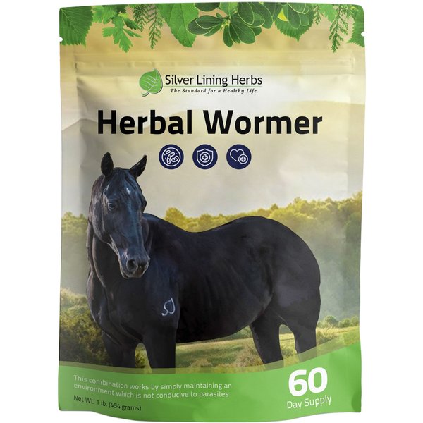 Silver Lining Herbs Herbal Horse Dewormer Supplement
